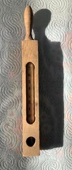 Oude houten badkamer thermometer., Antiek en Kunst, Curiosa en Brocante, Ophalen of Verzenden