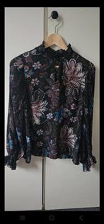 Tramontana Blouse Maat 36 - Hoge Hals & Wijde Mouwen, Tramontana, Zwart, Ophalen of Verzenden, Zo goed als nieuw