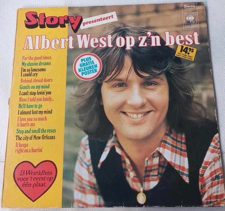 Albert West op z'n Best - LP, Cd's en Dvd's, Vinyl | Pop, Gebruikt, 1960 tot 1980, Ophalen of Verzenden