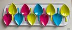 Zak! Designs 10 amuselepels met dienblaadje 38,5 x 13 cm, Huis en Inrichting, Keuken | Servies, Overige typen, Ophalen of Verzenden