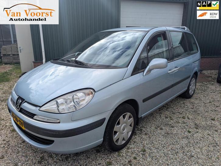 Peugeot 807 2.0 ST 7 persoons met apk, Auto's, Peugeot, Bedrijf, Te koop, ABS, Airbags, Airconditioning, Boordcomputer, Centrale vergrendeling