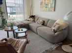 Leolux Pode Nivti lounge-hoekbank, Ophalen, Zo goed als nieuw, Rechte bank, Modern design organisch warm grey beige