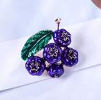 Zomer trend! Fruit broche Blauwe bes, Overige materialen, Overige kleuren, Minder dan 4 cm, Nieuw