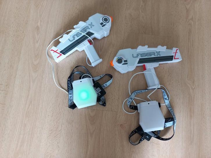 Lazerset van LazerX met licht en geluid, Kinderen en Baby's, Speelgoed | Overig, Zo goed als nieuw, Ophalen of Verzenden