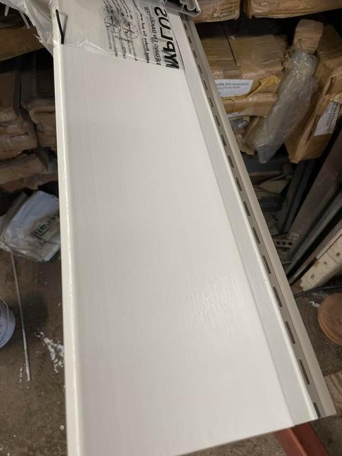 4x 6 meter Vinyplus gevelbekleding Wit, Doe-het-zelf en Verbouw, Platen en Panelen, Nieuw, Overige materialen, Minder dan 20 mm