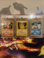 Dutch trio | NL PSA Slabs | Charmeleon, Pikachu, Wartortle, Ophalen of Verzenden, Zo goed als nieuw