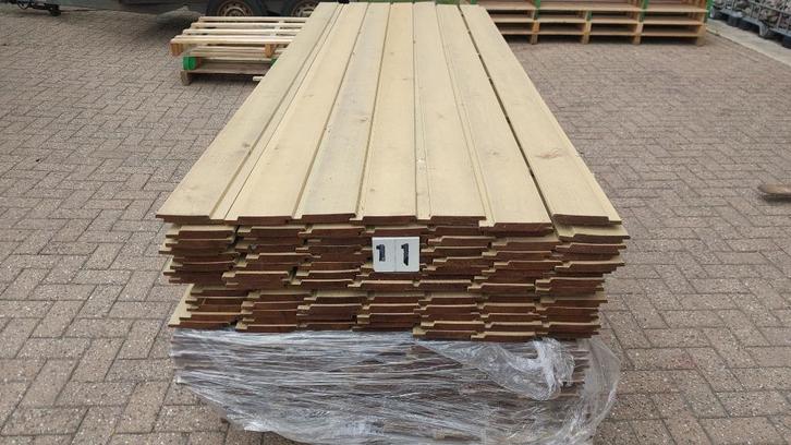 rabatplanken op kleur gespoten en geïmpregneerd, Tuin en Terras, Palen, Balken en Planken, Nieuw, Planken, 250 cm of meer, Ophalen of Verzenden