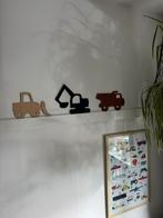 Muurdecoratie voertuigen kinderkamer hout, Ophalen of Verzenden