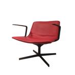 Fantastische moderne leren Arper Catifa design draaifauteuil, Huis en Inrichting, Fauteuils, Ophalen, Gebruikt, 75 tot 100 cm