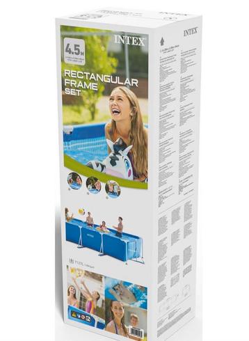 Intex Rechthoekig Frame Zwembad 4.5m beschikbaar voor biedingen