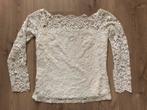 Kanten top, Kleding | Dames, Tops, Verzenden, Vero Moda, Wit, Maat 42/44 (L)