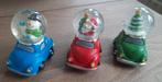 3 schutbollen - 3 auto's met kerstman, sneeuwpop, kerstboom, Diversen, Kerst, Ophalen of Verzenden, Zo goed als nieuw