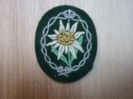 Gebirgsjäger NCO/soldaat patch, Verzamelen, Ophalen of Verzenden, Landmacht, Duitsland, Embleem of Badge