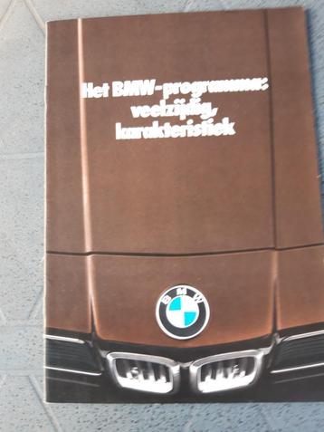folder BMW programma 1978 Nederlands beschikbaar voor biedingen