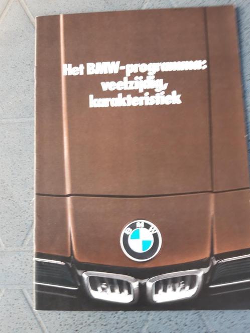 folder BMW programma 1978 Nederlands, Boeken, Auto's | Folders en Tijdschriften, Zo goed als nieuw, BMW, Ophalen of Verzenden
