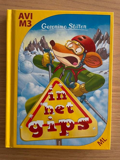 Geronimo Stilton AVI3 in het gips, Boeken, Kinderboeken | Jeugd | onder 10 jaar, Nieuw, Fictie algemeen, Ophalen of Verzenden