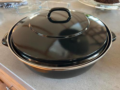 BK Braadpan 36 cm doorsnee. Extra groot, Huis en Inrichting, Keuken | Potten en Pannen, Zo goed als nieuw, Koekenpan of Braadpan