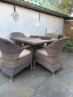 4 seasons outdoor Tuintafel met 4 stoelen, Ophalen, Gebruikt, Tuinset, Eettafel