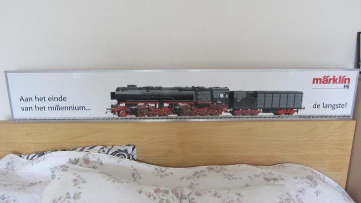 Märklin H0 : reclame poster eind 1999 - mooi aan de muur, Hobby en Vrije tijd, Modeltreinen | H0, Gebruikt, Overige typen, Märklin