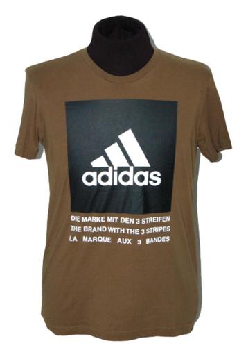 Adidas, drei streifen shirt, taupe, Mt. M beschikbaar voor biedingen
