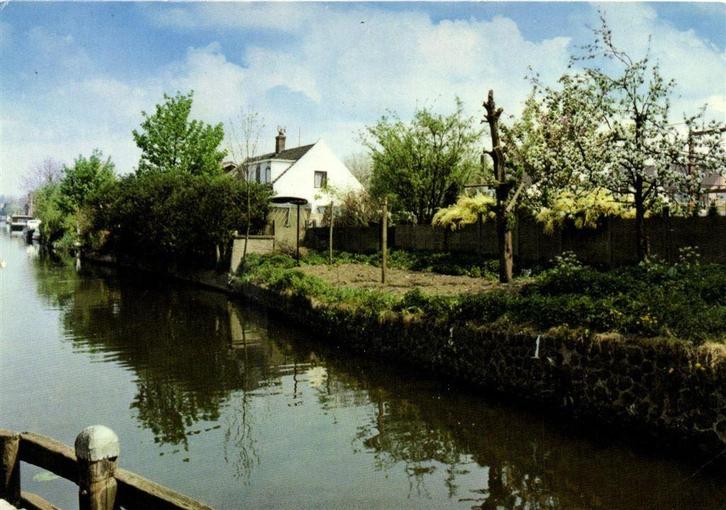 Hardinxveld-Giessendam, Gezicht op de Giessen - 1985 gelopen, Verzamelen, Ansichtkaarten | Nederland, Ongelopen, Noord-Brabant