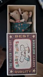 Maileg muisjes tweeling in doos nieuw, Antiek en Kunst, Ophalen