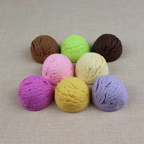 Kunst ijsbolletjes / ijs nep sier decoratie bol bolletjes, Huis en Inrichting, Woonaccessoires | Overige, Nieuw, Verzenden