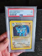 Machamp first edition psa 7, Ophalen of Verzenden, Nieuw, Losse kaart, Foil