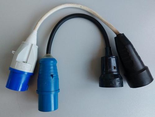 CEE Campingverloopkabel van CEE naar Randaarde vrouw, Caravans en Kamperen, Kampeeraccessoires, Zo goed als nieuw, Ophalen of Verzenden
