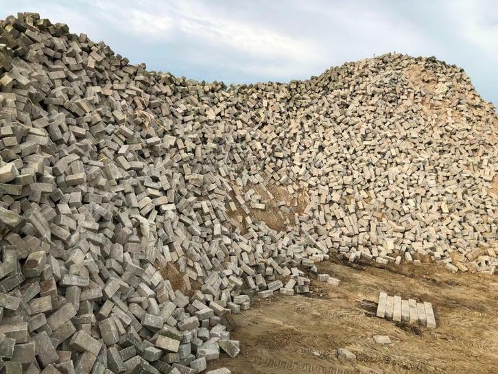 Gebruikte, Betonklinkers, 8cm, Bkk, Bss, Erfverharding, Tuin en Terras, Tegels en Klinkers, Gebruikt, Klinkers, Beton, 10 m² of meer