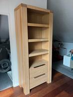 Fraaie massief eikenhouten boekenkast, Ophalen, Gebruikt, 200 cm of meer, Eikenhout