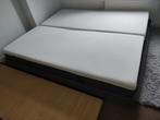Tweepersoonsbed met matrassen, Ophalen, Tweepersoons, Zo goed als nieuw, 180 cm