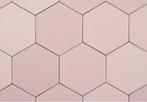 Roze hexagon vloertegels, Minder dan 5 m², Zo goed als nieuw, Vloertegels, Ophalen