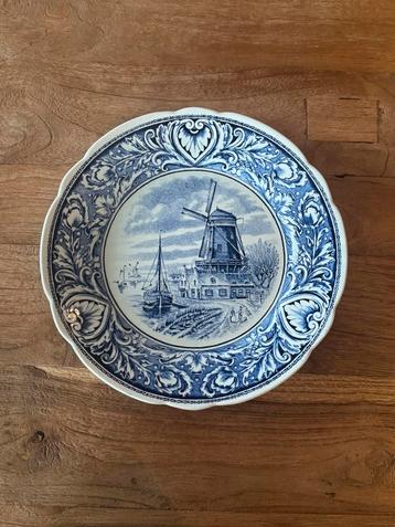 Delfts Blauw Wandbord Windmolen BOCH Delft Decoratief Bordje beschikbaar voor biedingen