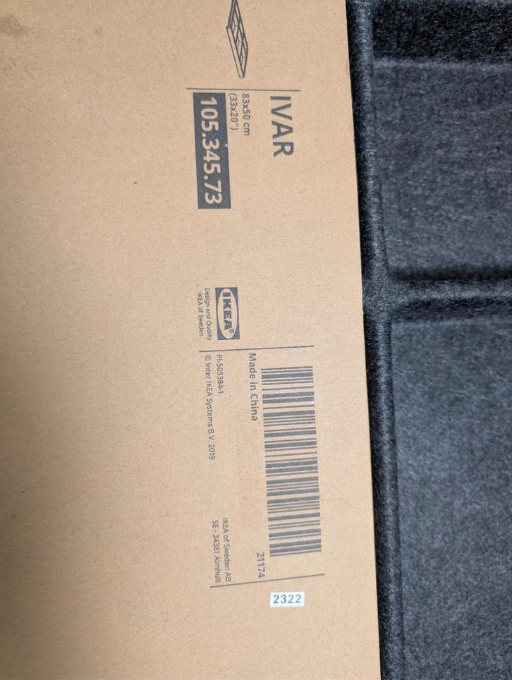 ikea Ivar plank 83x50 cm, Huis en Inrichting, Kasten | Boekenkasten, Nieuw, 50 tot 100 cm, Minder dan 100 cm, Met plank(en), Ophalen of Verzenden