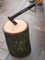 Massief Eiken Hakblok - Robuust en Duurzaam, Gebruikt, Overige typen, Ophalen of Verzenden, Hardhout