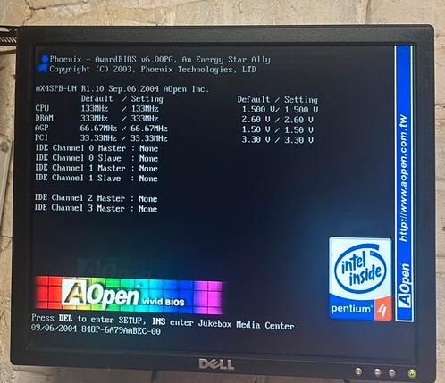 A-Open Win95/98 XP moederbord Pentium 4, Computers en Software, Vintage Computers, Ophalen of Verzenden