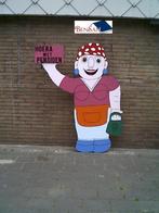 pensioen gekregen vrouw moeder oma bordindetuin bensan enter, Hobby en Vrije tijd, Feestartikelen | Verhuur, Ophalen, Zo goed als nieuw