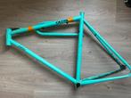 Fixed gear fixie single speed frame racefiets 53cm, Minder dan 10 versnellingen, Gebruikt, Staal, 53 tot 57 cm