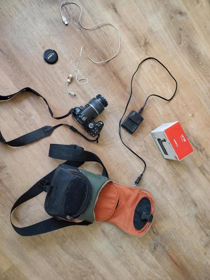 Canon EOS 300D Digital DS6041 + accessoires, Audio, Tv en Foto, Fotocamera's Digitaal, Gebruikt, Spiegelreflex, Canon, Geen optische zoom