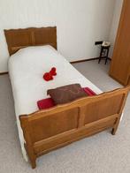 Houten bed, Huis en Inrichting, Slaapkamer | Bedden, Gebruikt, Eenpersoons, Bruin, Hout