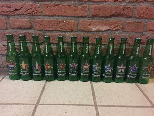 20x Heineken limited edition flesjes uit Frankrijk 2020/2021, Verzamelen, Biermerken, Nieuw, Flesje(s), Heineken, Ophalen of Verzenden