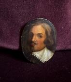 18e eeuws Miniatuur portret Jacques Callot, Antiek en Kunst, Kunst | Schilderijen | Klassiek, Ophalen of Verzenden