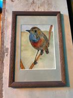 Prachtige ingelijste aquarel, Ophalen of Verzenden