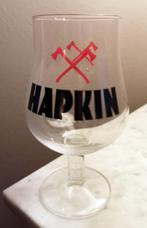 6 Nieuwe Hapkin Bierglazen 0,33 L., Overige merken, Glas of Glazen, Ophalen of Verzenden, Zo goed als nieuw