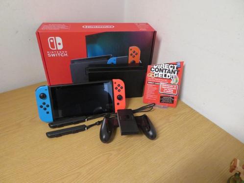 Nintendo Switch XKJ7002 | Pawn Eindhoven, Spelcomputers en Games, Spelcomputers | Nintendo Switch, Zo goed als nieuw, Switch 2019 Upgrade