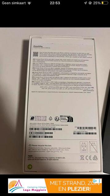 iPhone 16 plus  beschikbaar voor biedingen