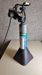 Kleine CO2-fles met dubbele mano-meter, Dieren en Toebehoren, Vissen | Aquaria en Toebehoren, Ophalen, Zo goed als nieuw, Filter of Co2