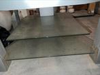 Audio - TV meubel met glazen planken, 50 tot 75 cm, Verzenden, Onbekend, 50 tot 100 cm