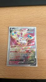 Sylveon V full art Pokemon kaart, Ophalen, Gebruikt, Losse kaart